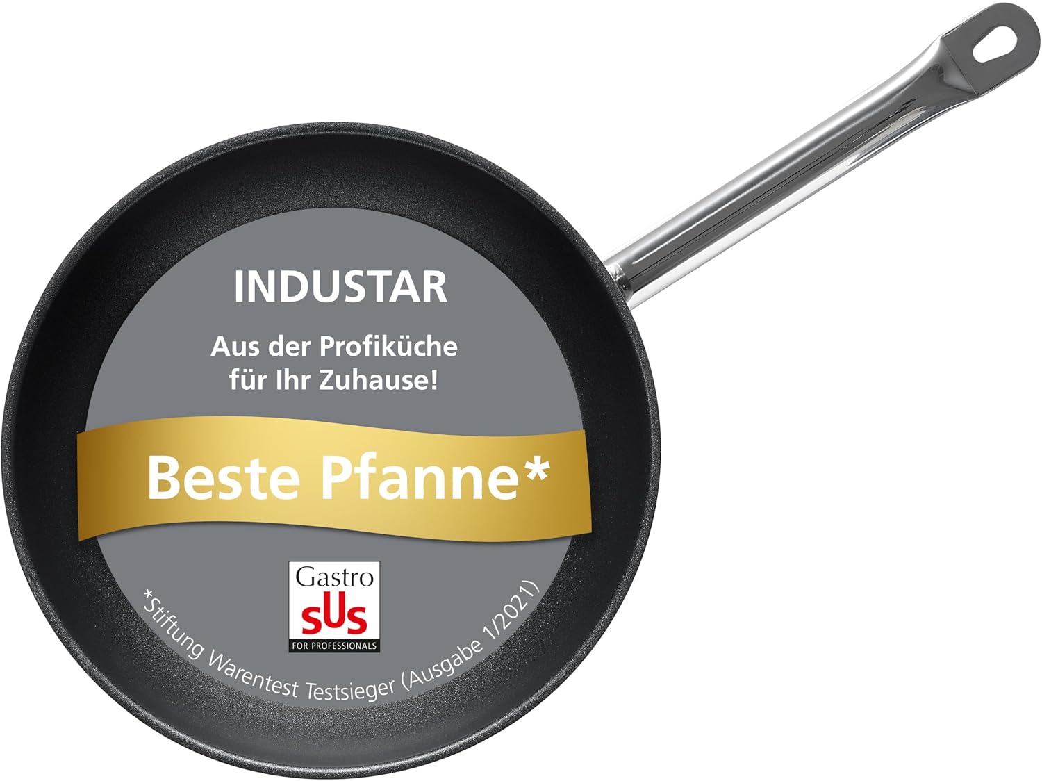 Detalle de Schulte-Ufer Diamas Pro – patelnia 28 cm ze stali nierdzewnej z powłoką