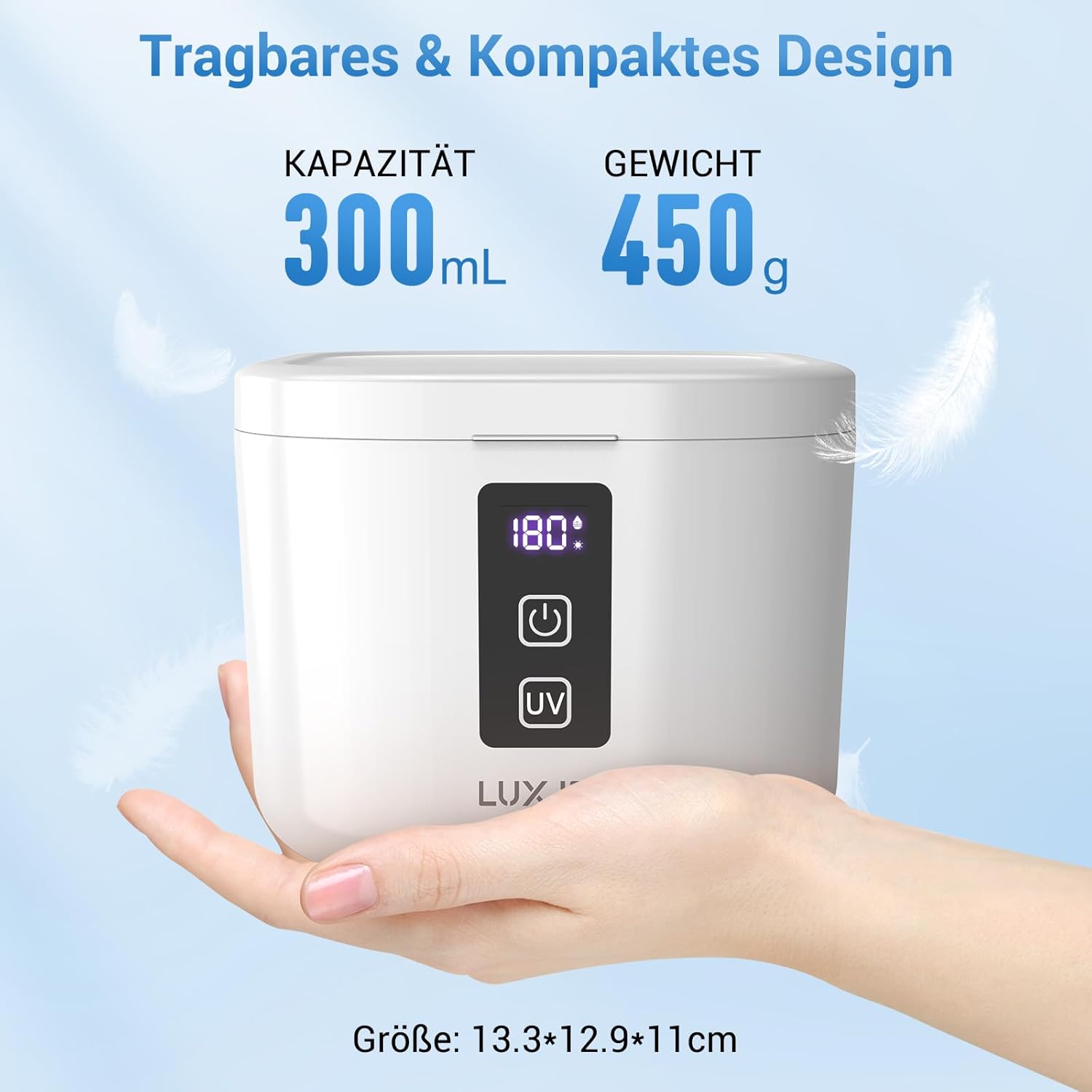 Thumbnail 6 de Ultraschallreinigungsgerät 48000Hz – 300ML Reinigungsbehälter