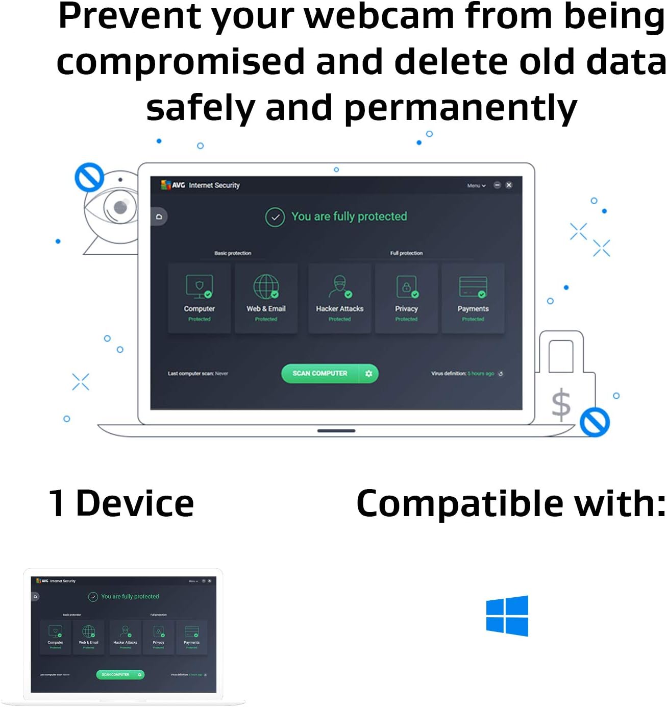 Detalle de AVG Internet Security 2026 for 1 Device ( Avast ) – Activation Code by Email