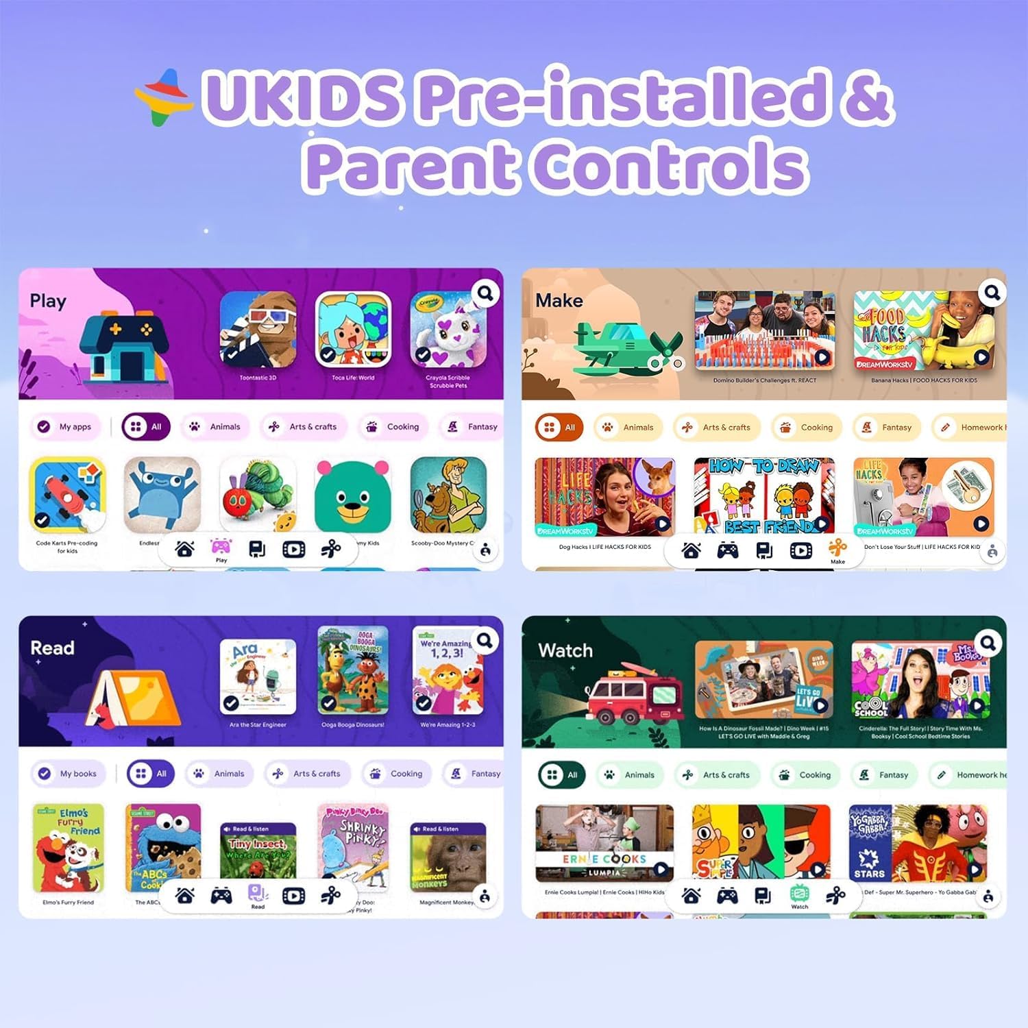 Detalle de URAO Kids Tablet 10-inch