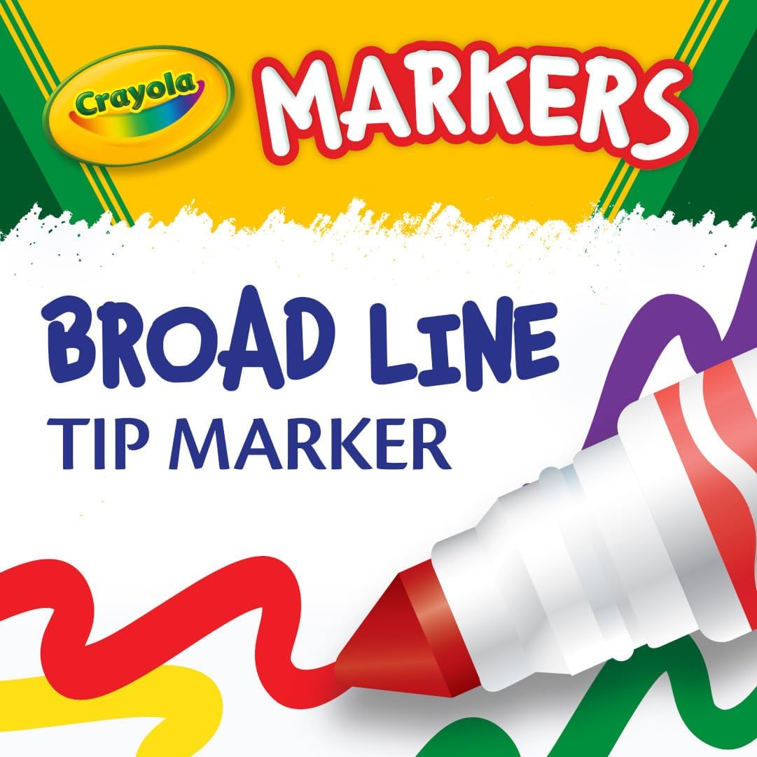 Thumbnail 4 de Crayola Broad Line Markers Classpack (256 Ct): Bulk Classroom Markers for Schools