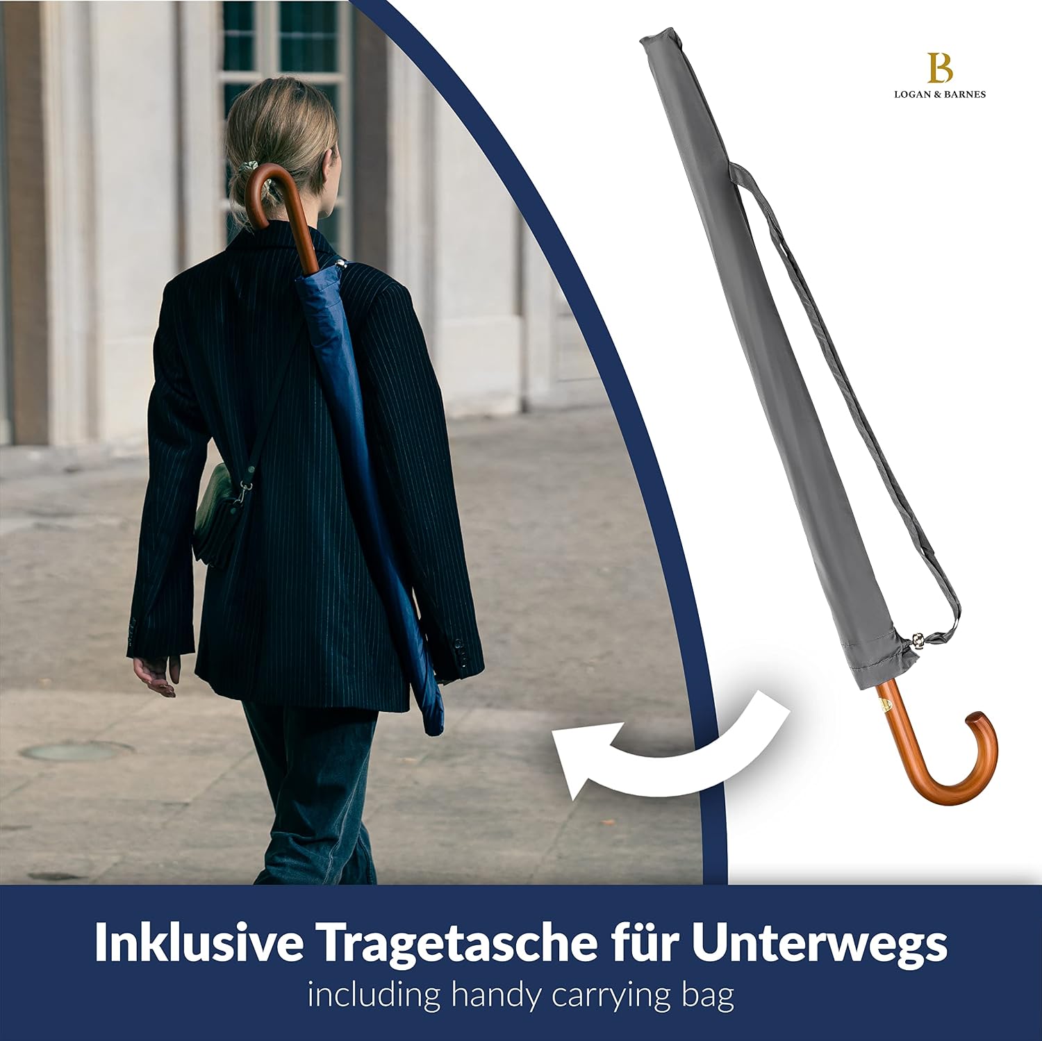 Thumbnail 2 de LOGAN & BARNES Edinburgh Stockschirm 120 cm