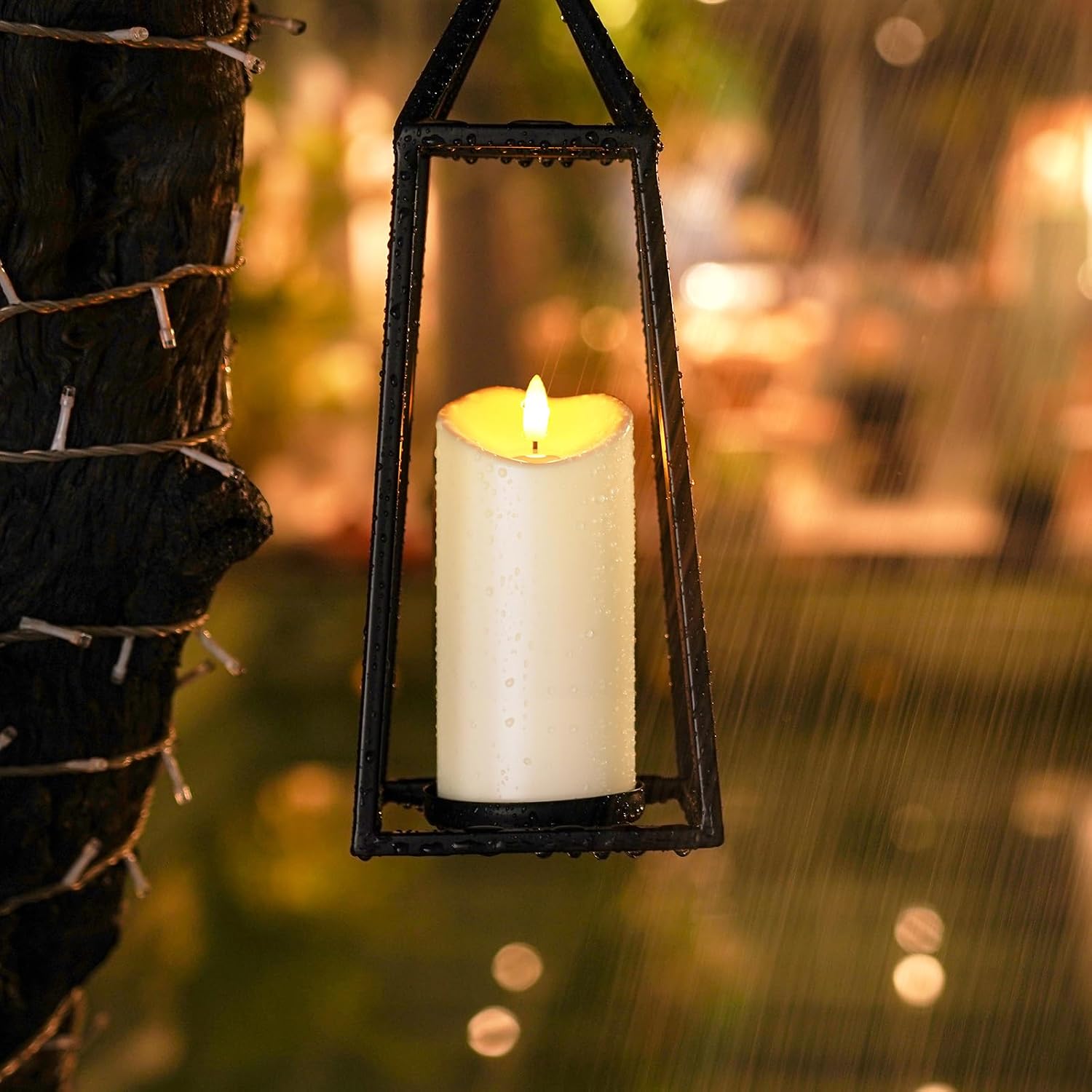 Detalle de Homemory Flameless LED Candles with Remote, Timer, Water-Resistant Design