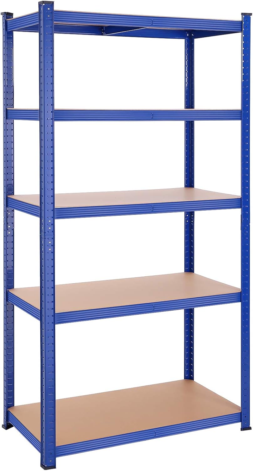 Detalle de SONGMICS GLR050Q01V1 förvaringshylla med 5 hyllplan, 600 kg, 50 x 100 x 200 cm