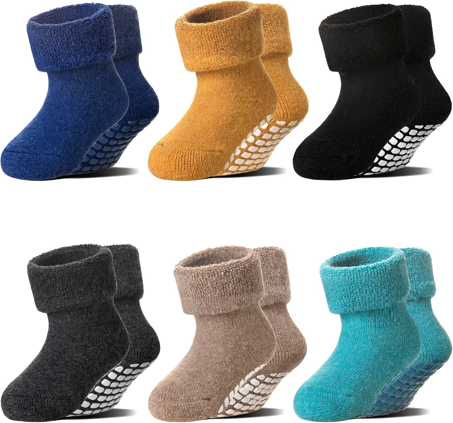 Detalle de SEEYAN Baby Socks Toddler Non Slip 3 sizes
