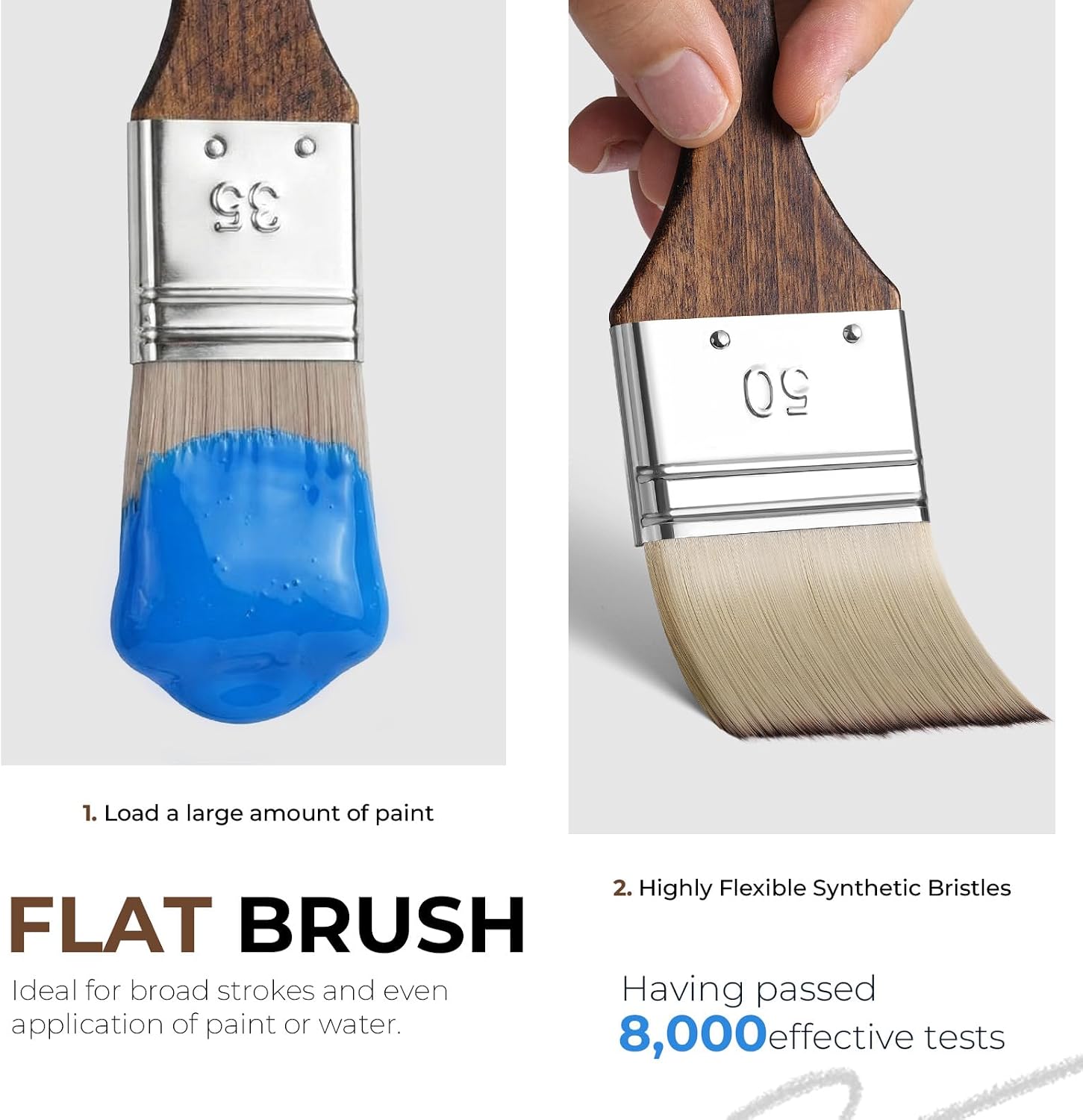 Thumbnail 2 de Fuumuui Paint Brush Set, 9 Shapes