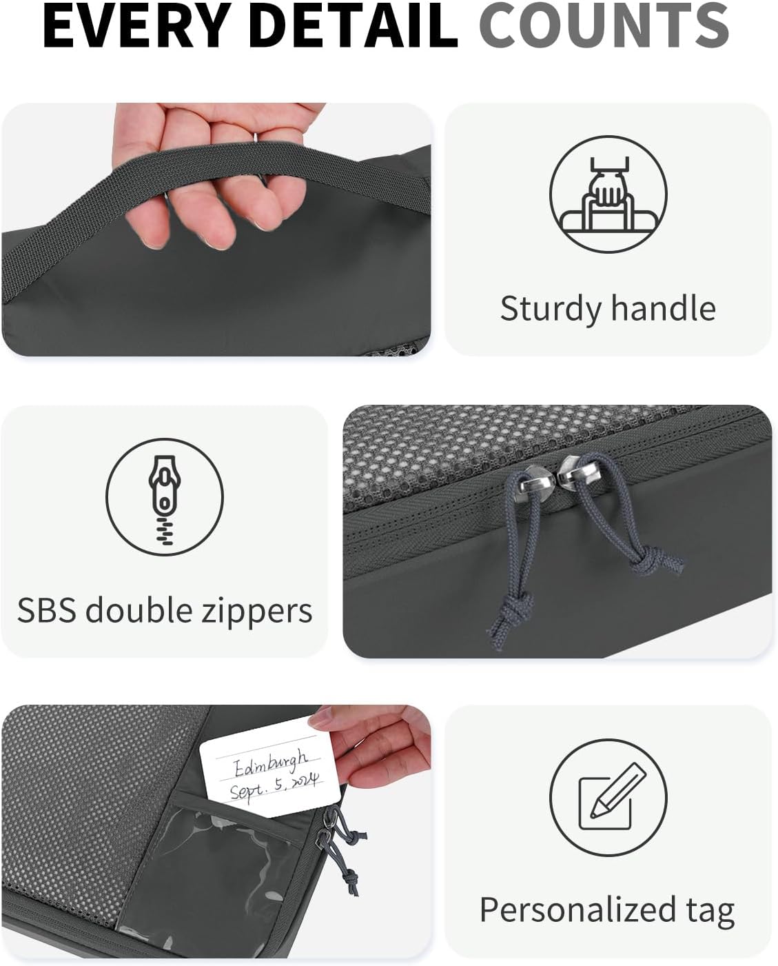 Thumbnail 3 de ECOHUB Koffer Organizer Set 6‑teilig