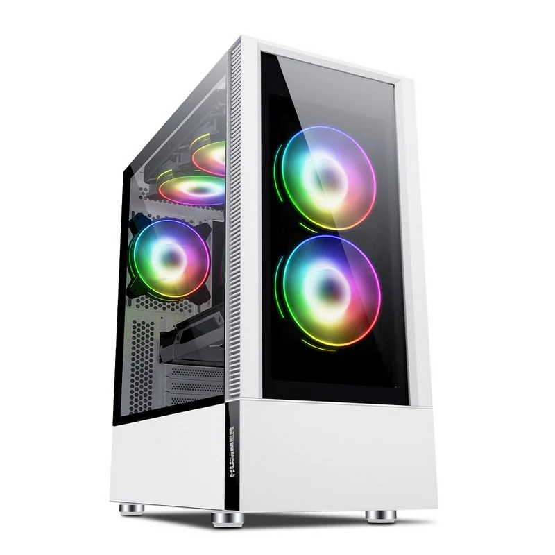 Detalle de Nox Hummer Nemesis semitorre Blanca USB 3.0 350 mm