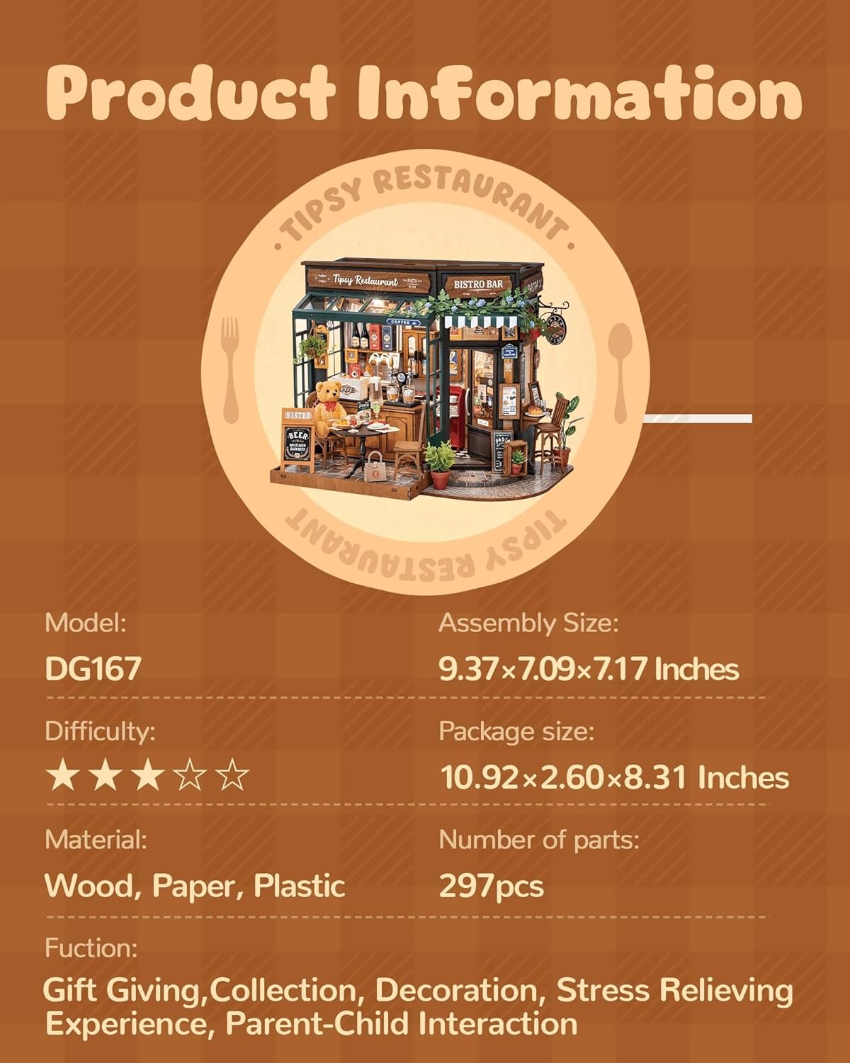 Thumbnail 4 de rowood Tipsy Restaurant casa bambole 5 ore 🏡