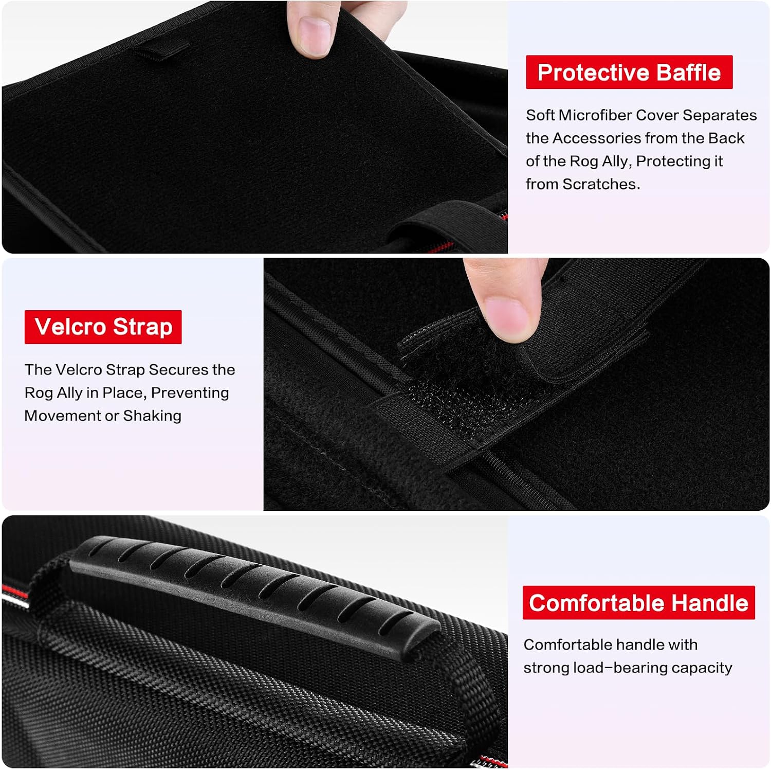 Detalle 2 de ivoler Carrying Case for Nintendo Switch 2 2025 – 7" handheld case