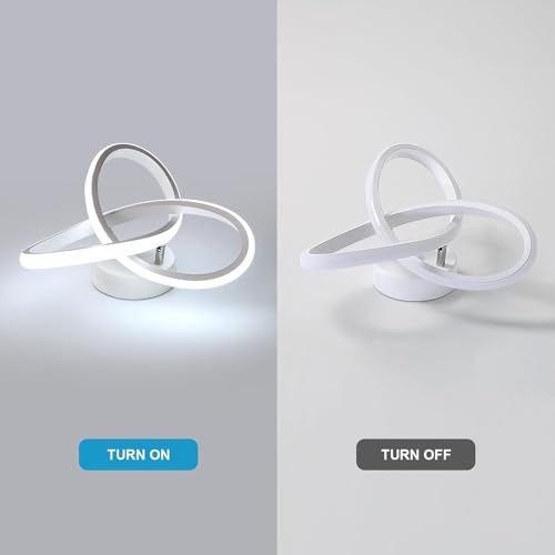 Detalle de Comely Lampada da Soffitto LED Moderna 22W, 2500 lm – Plafoniera Creativa a Forma di Fiore