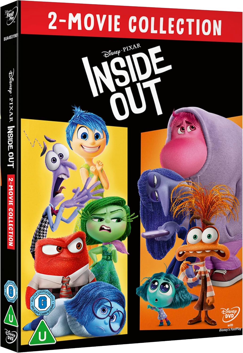 Detalle 2 de Inside Out Double Pack by Walt Disney (Pixar) – DVD, Blu-ray and UHD collection