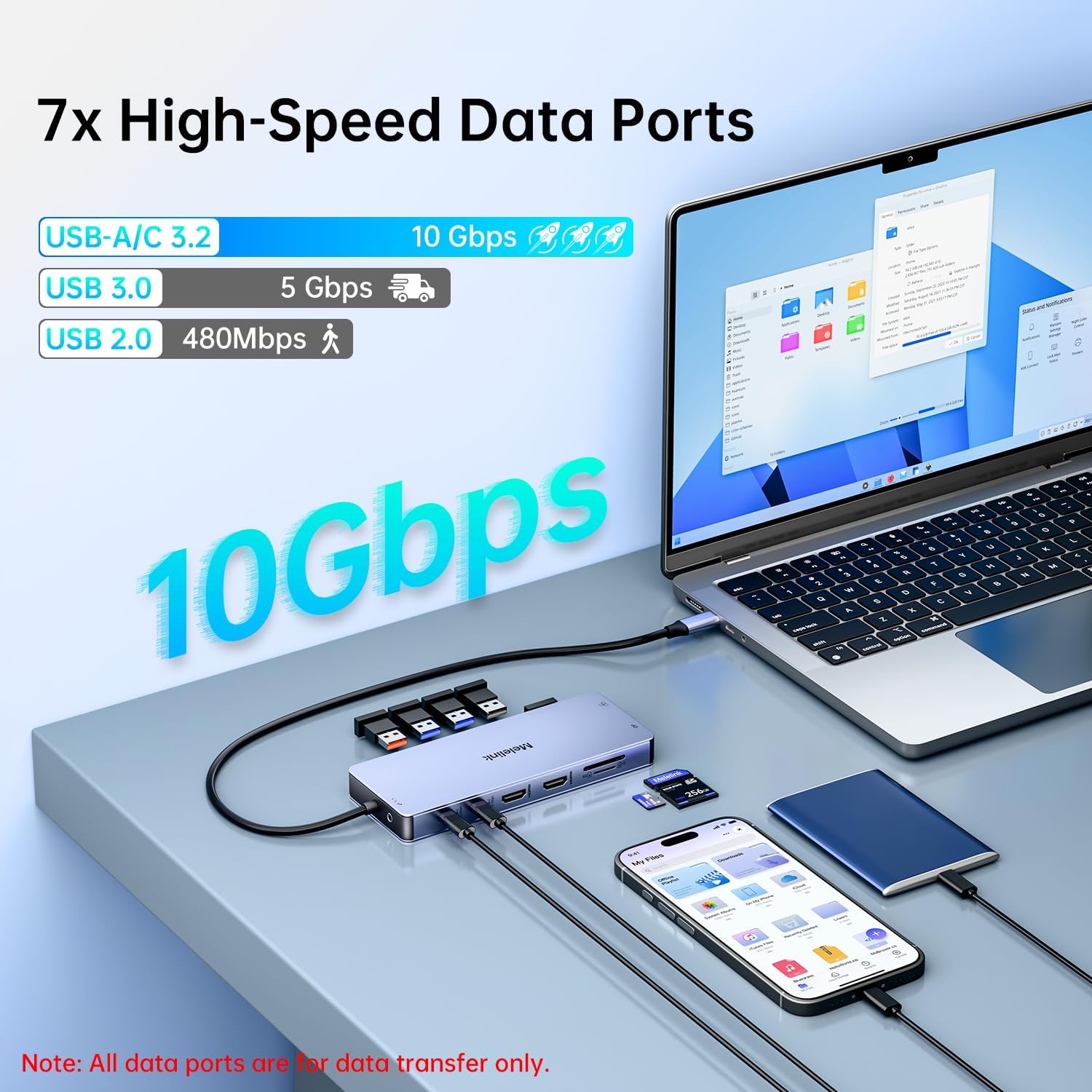 Thumbnail 5 de Melelink 15-in-1 USB C docking station