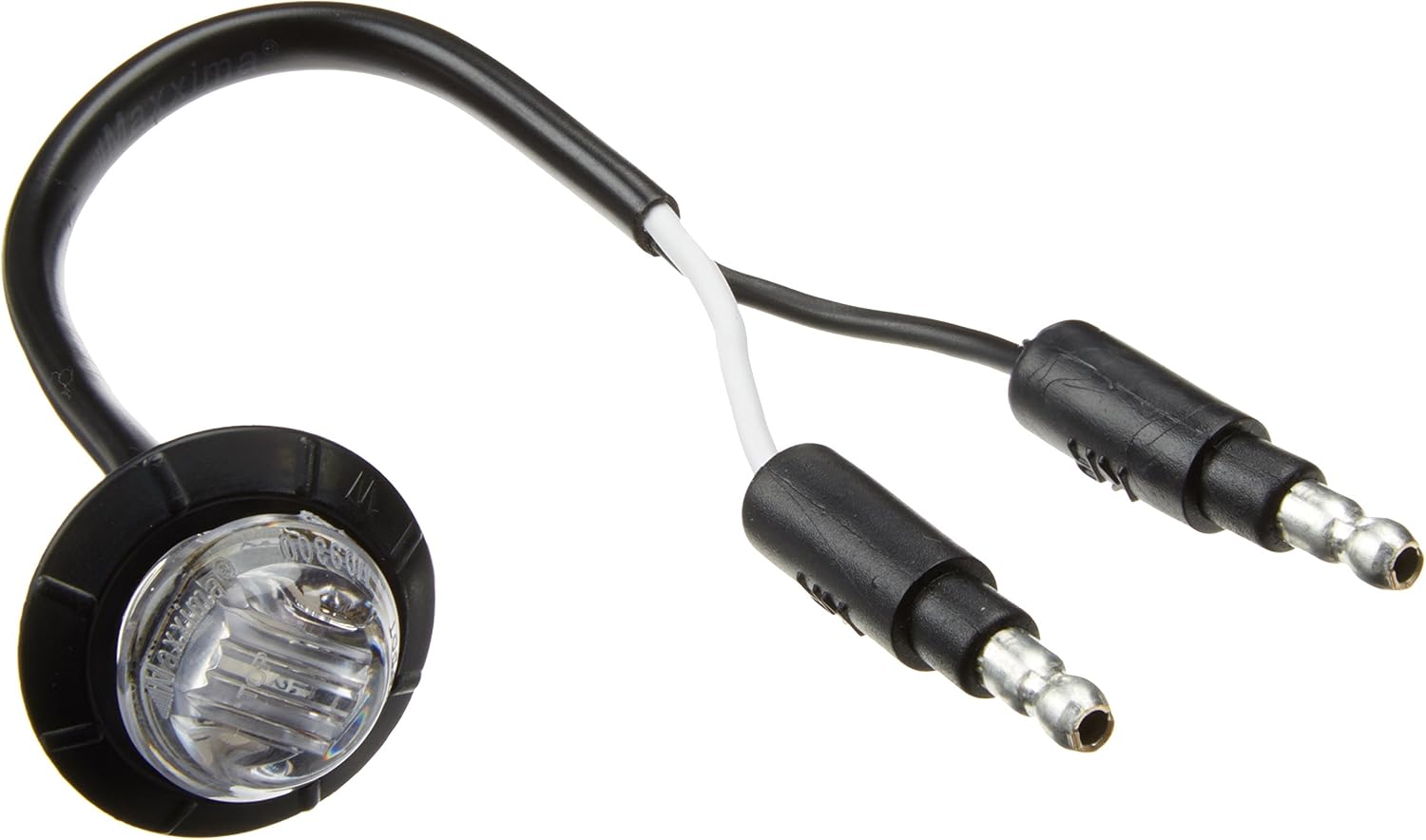 Detalle de Maxxima M09300YCL Amber 3/4" Round LED Marker Light (Clear Lens)