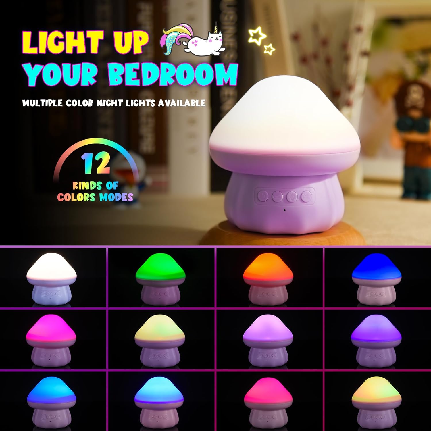 Thumbnail 3 de Hapikids Baby Night Light Projector 360°