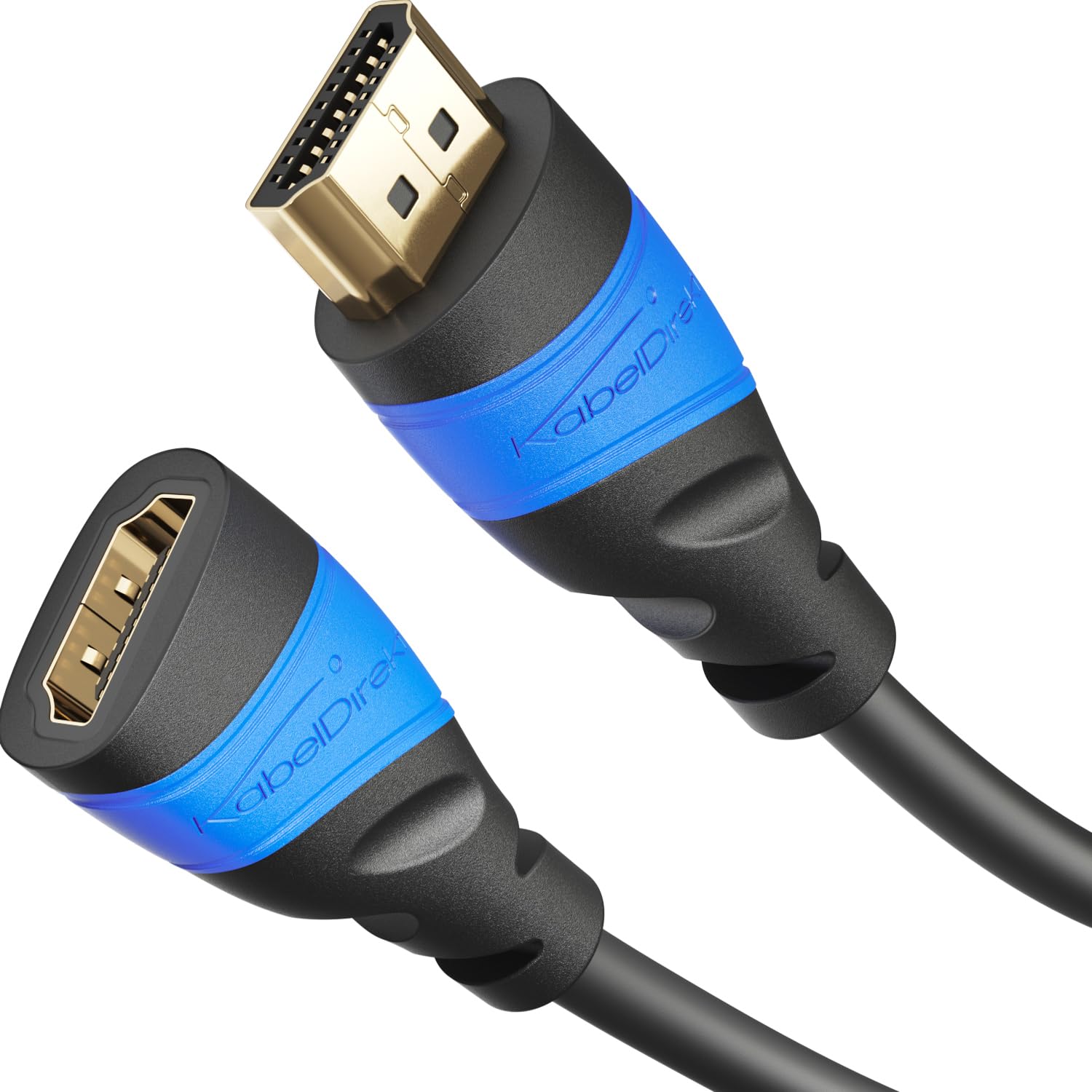 Detalle de KabelDirekt 4K HDMI Verlängerung – 5 m, in Deutschland entwickelt