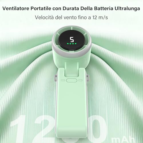 Thumbnail 6 de KARFUN Ventilatore Portatile: Mini, pieghevole a 180°, ricaricabile e compatto