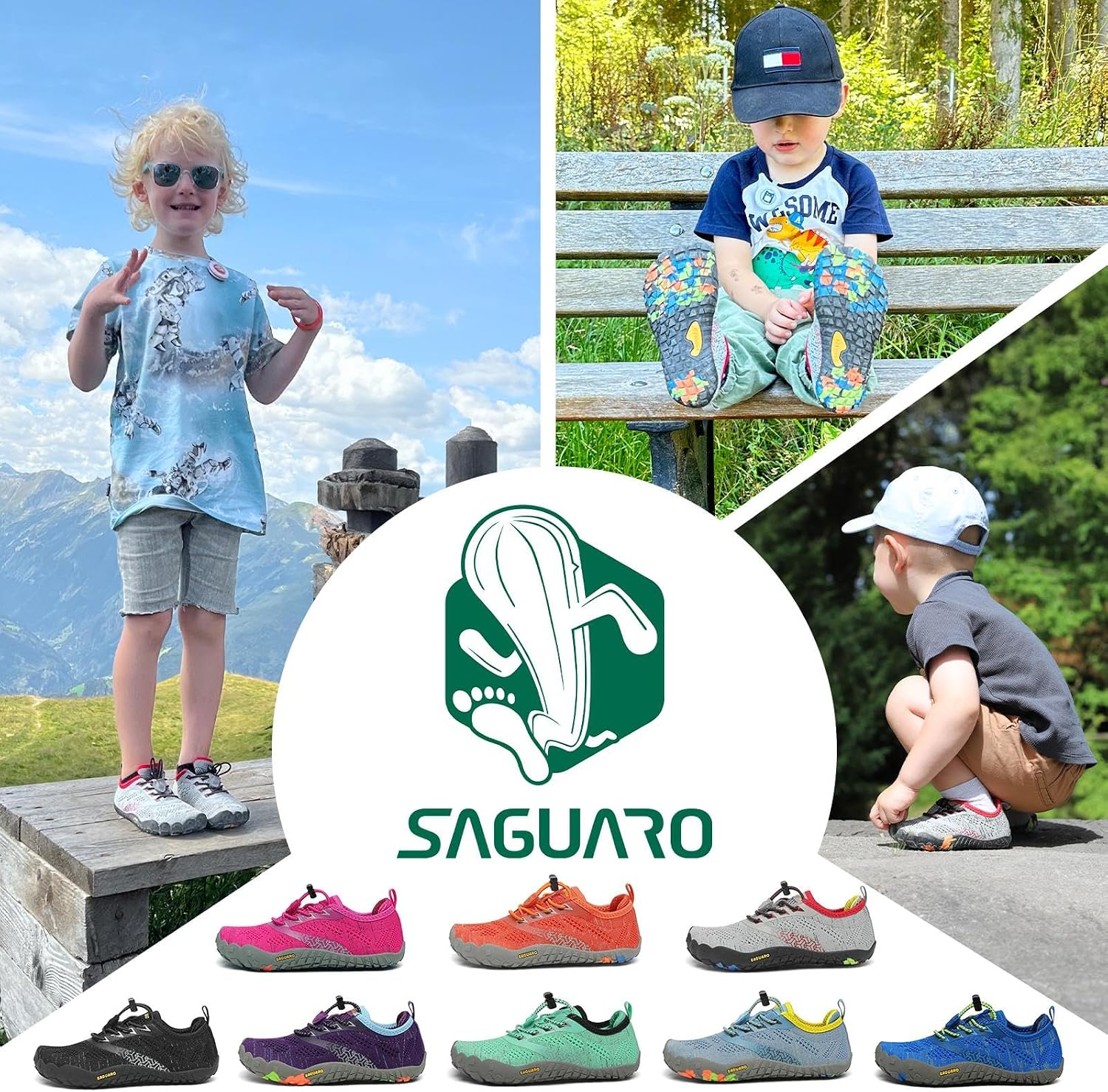 Thumbnail 1 de SAGUARO Kinder Barfußschuhe – Atmungsaktiv, rutschfest, leicht und flexibel (Gr. 24–36)