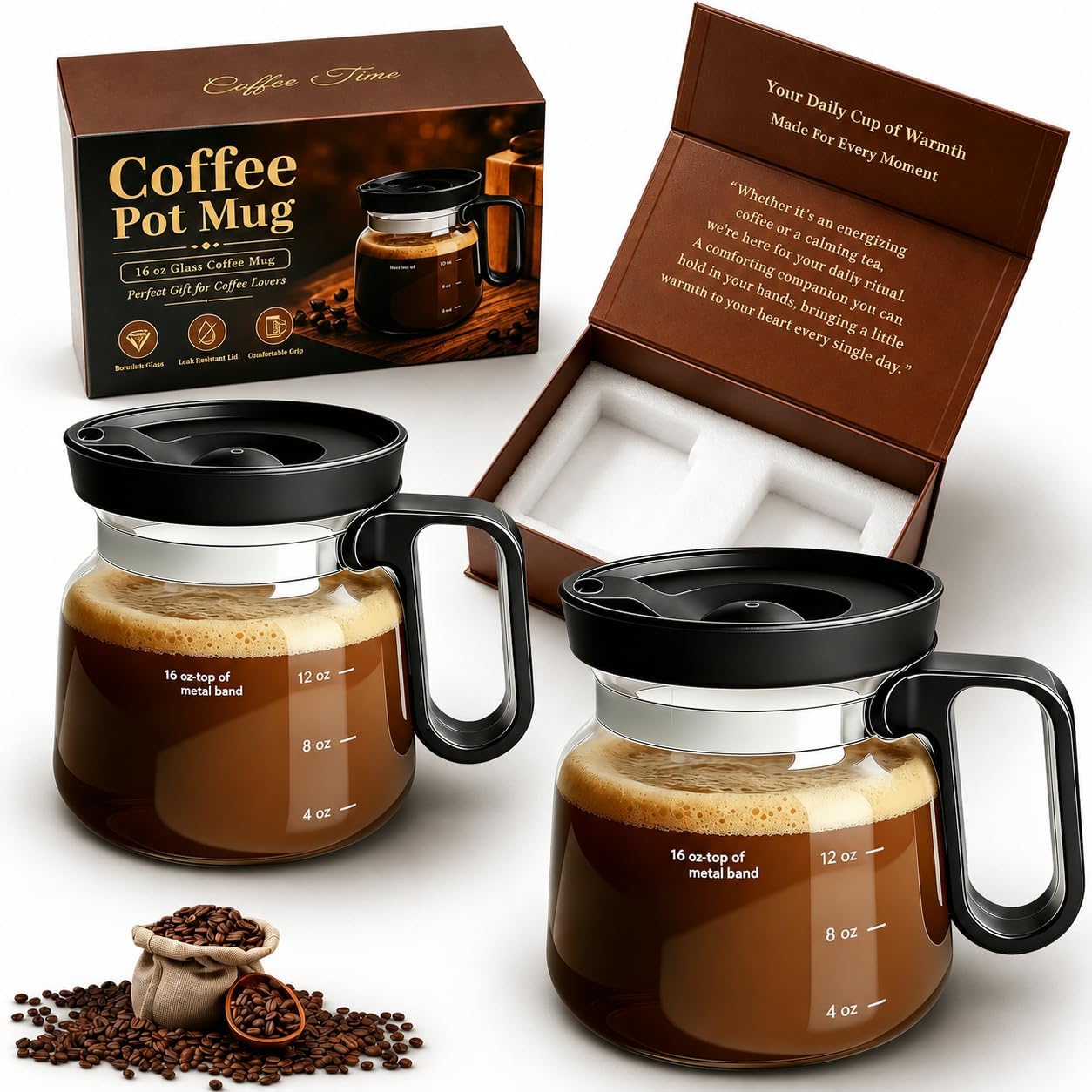 Detalle de Shelprojsu Coffee Pot Mug, 16 oz