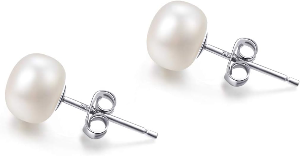Thumbnail 6 de Süßwasserperlen Ohrringe – echte 925 Silber Stecker, 5–10 mm