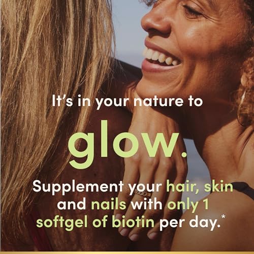 Detalle de Nature's Bounty Biotin Hair Skin and Nails Vitamins, 120 Softgels