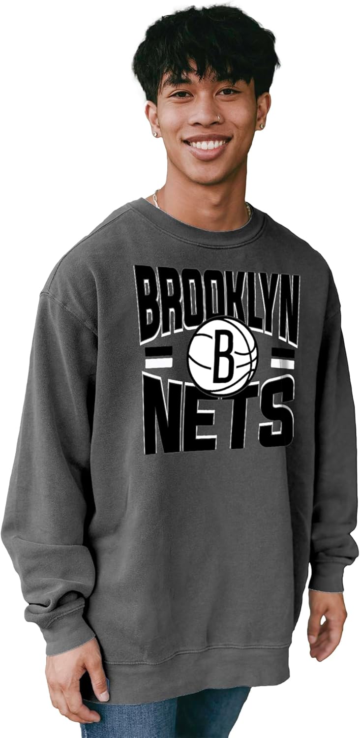 Thumbnail 3 de Blue 84 NBA Officially Licensed Crewneck Sweatshirt (Ringspun) — Bold Black