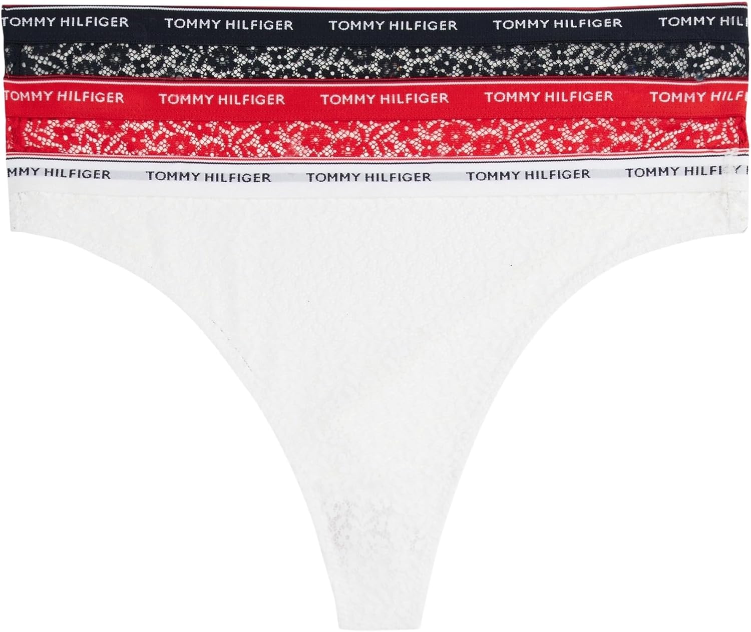 Thumbnail 6 de Tommy Hilfiger women’s 3-pack lace thong set (extended sizes) UW0UW04896