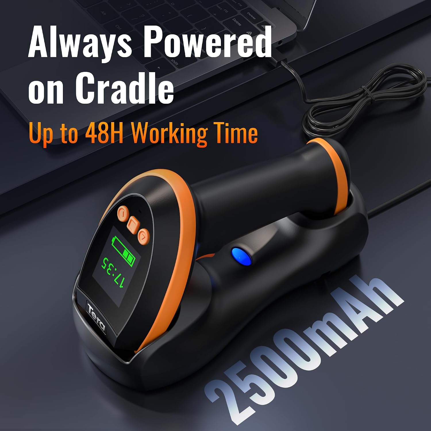 Detalle de Tera HW0009 Barcode-Scanner 2500mAh