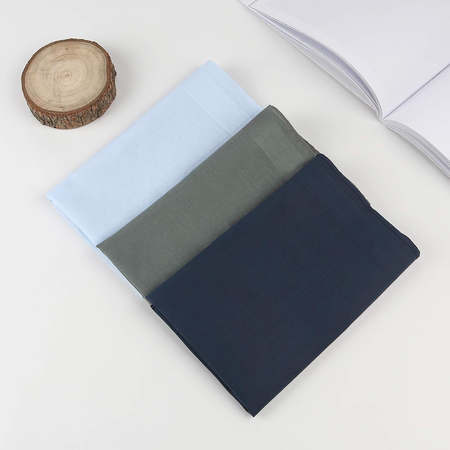Thumbnail 3 de HOULIFE Handkerchiefs 40x40cm 100% Cotton