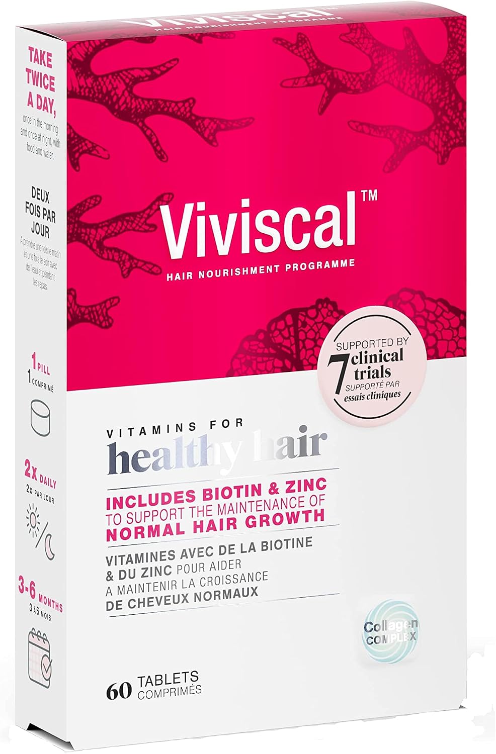 Detalle de Viviscal Compléments 60 gélules 💊