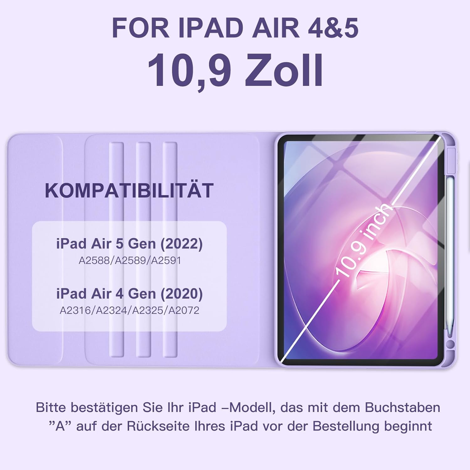Detalle 2 de Vobafe iPad Air Tastaturhülle 11 Zoll