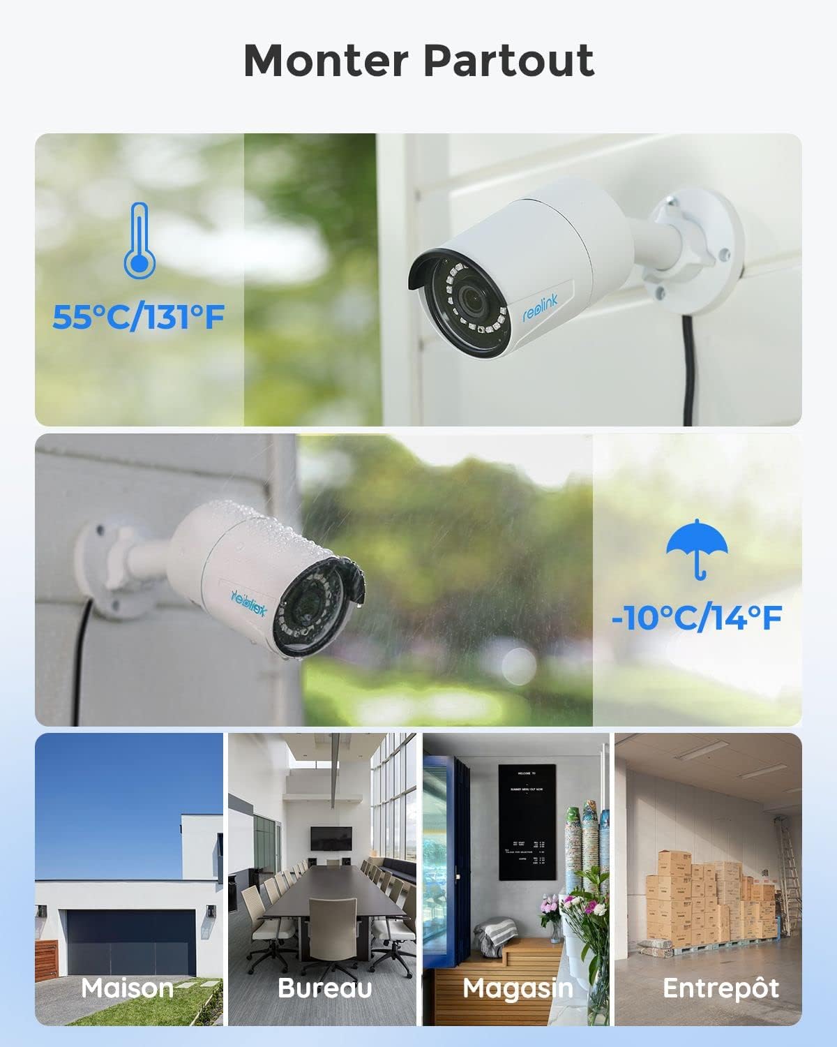 Thumbnail 6 de Reolink RLK8-410B4-5MP Kit vidéo 5MP avec NVR 2 To