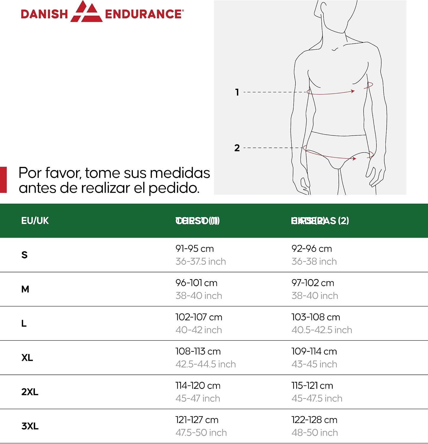Thumbnail 5 de DANISH ENDURANCE Camiseta sin mangas hombre 95% poliéster