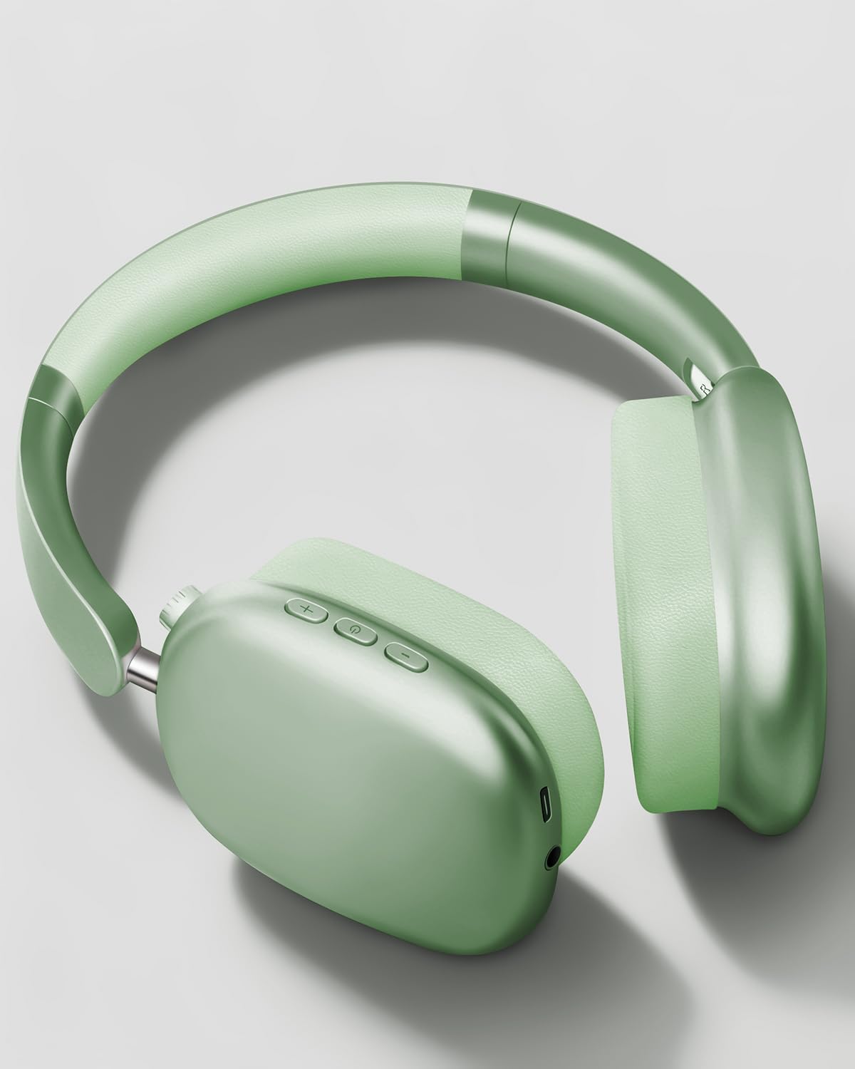 Thumbnail 1 de Wentronic Y01 Wireless Noise Canceling Over-Ear Headphones (Bluetooth 5.3) with Mic, Green