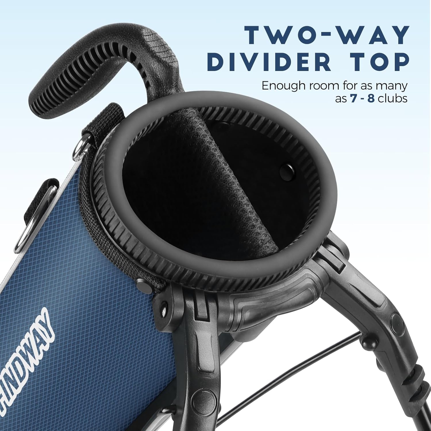 Thumbnail 2 de Findway Golf Stand Carry Bag with Strap — Lightweight, 31.5in Tall, Ideal for Driving Range and Par 3