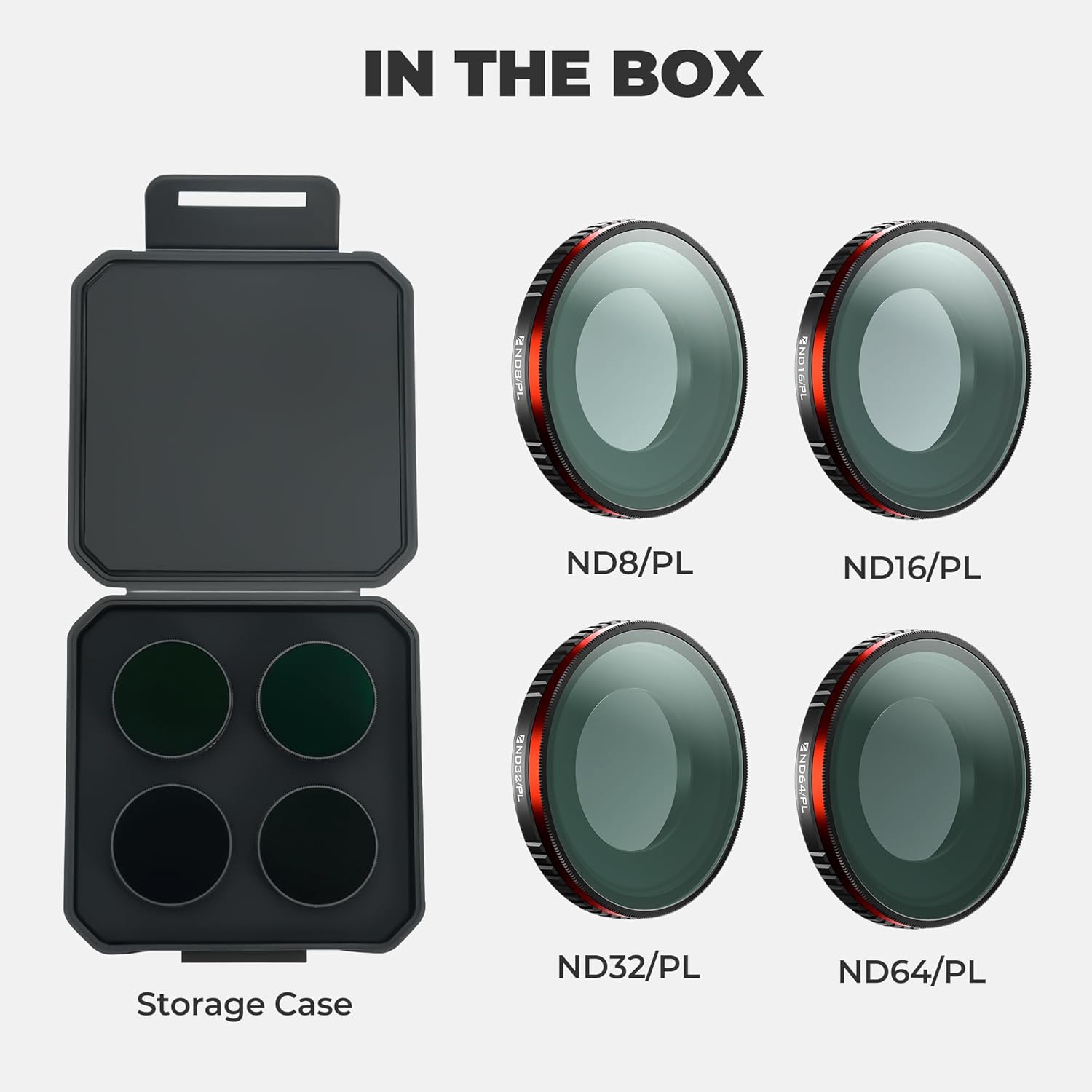 Thumbnail 4 de Freewell Bright Day Filter Kit for Insta360 GO Ultra: ND8/PL, ND16/PL, ND32/PL & ND64/PL