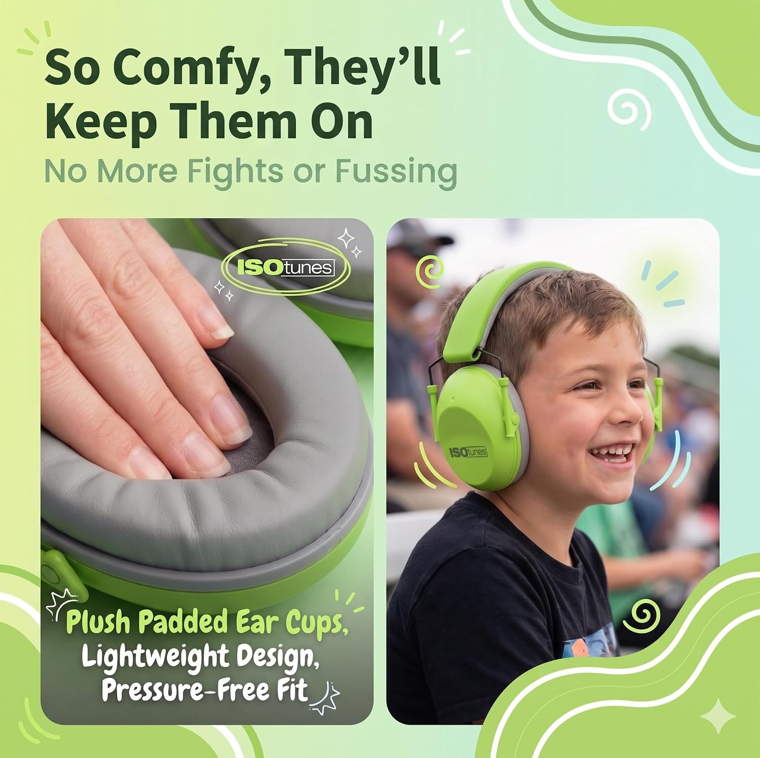 Thumbnail 6 de ISOtunes Junior Ear Defenders for Kids: Comfortable Noise-Cancelling Headphones with Flexible Fit