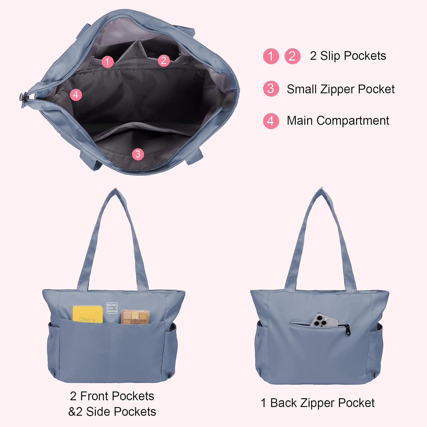 Thumbnail 2 de MAYMOONER Nylon Tote Bag
