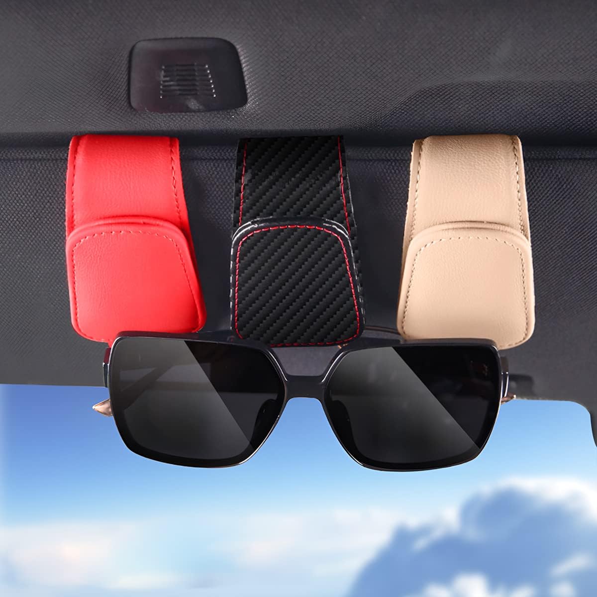 Detalle de Zipelo Magnetic Sunglasses Holder, Royal Blue
