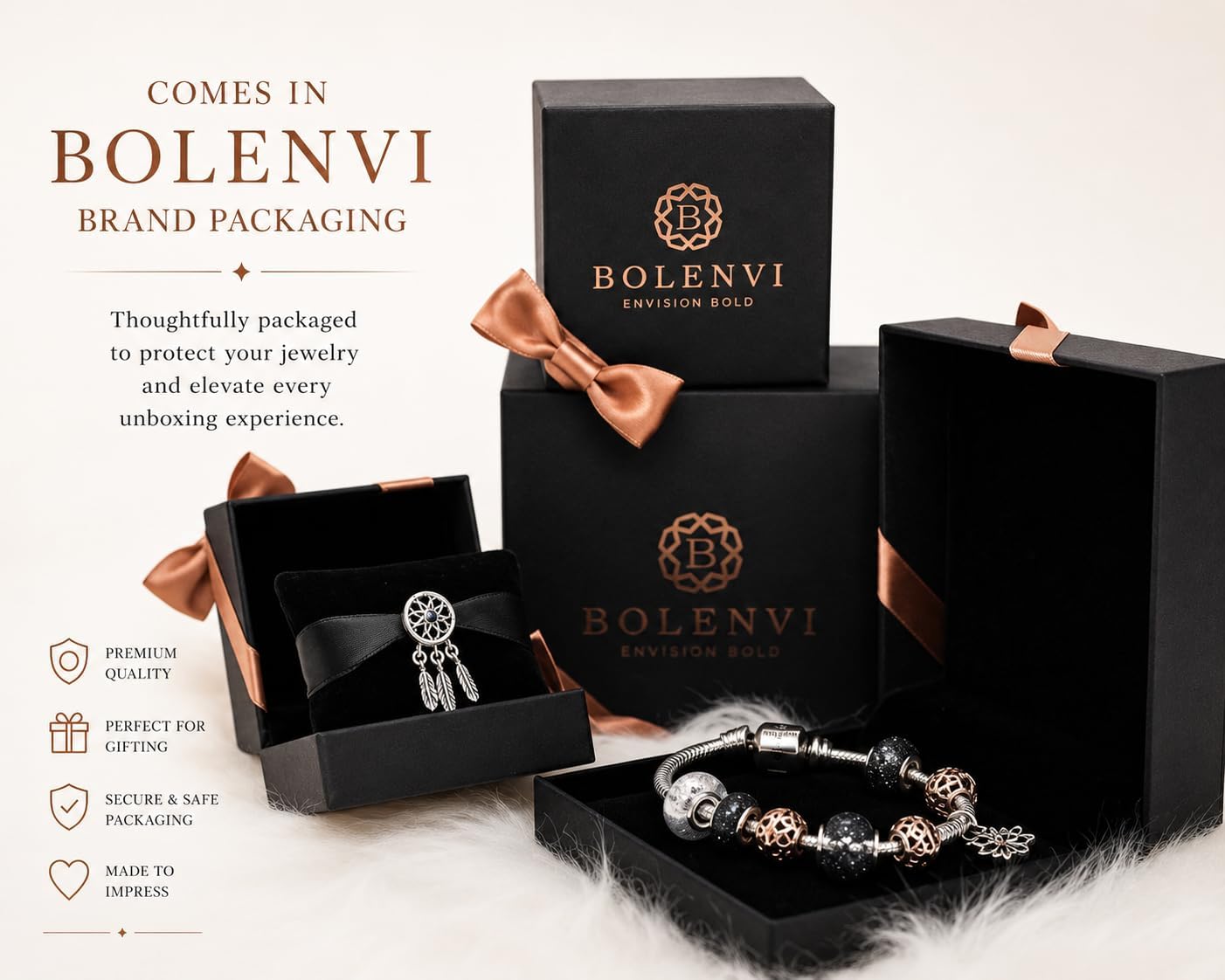 Detalle 1 de Bolenvi Birthstone Necklace, 18K Gold-Plated