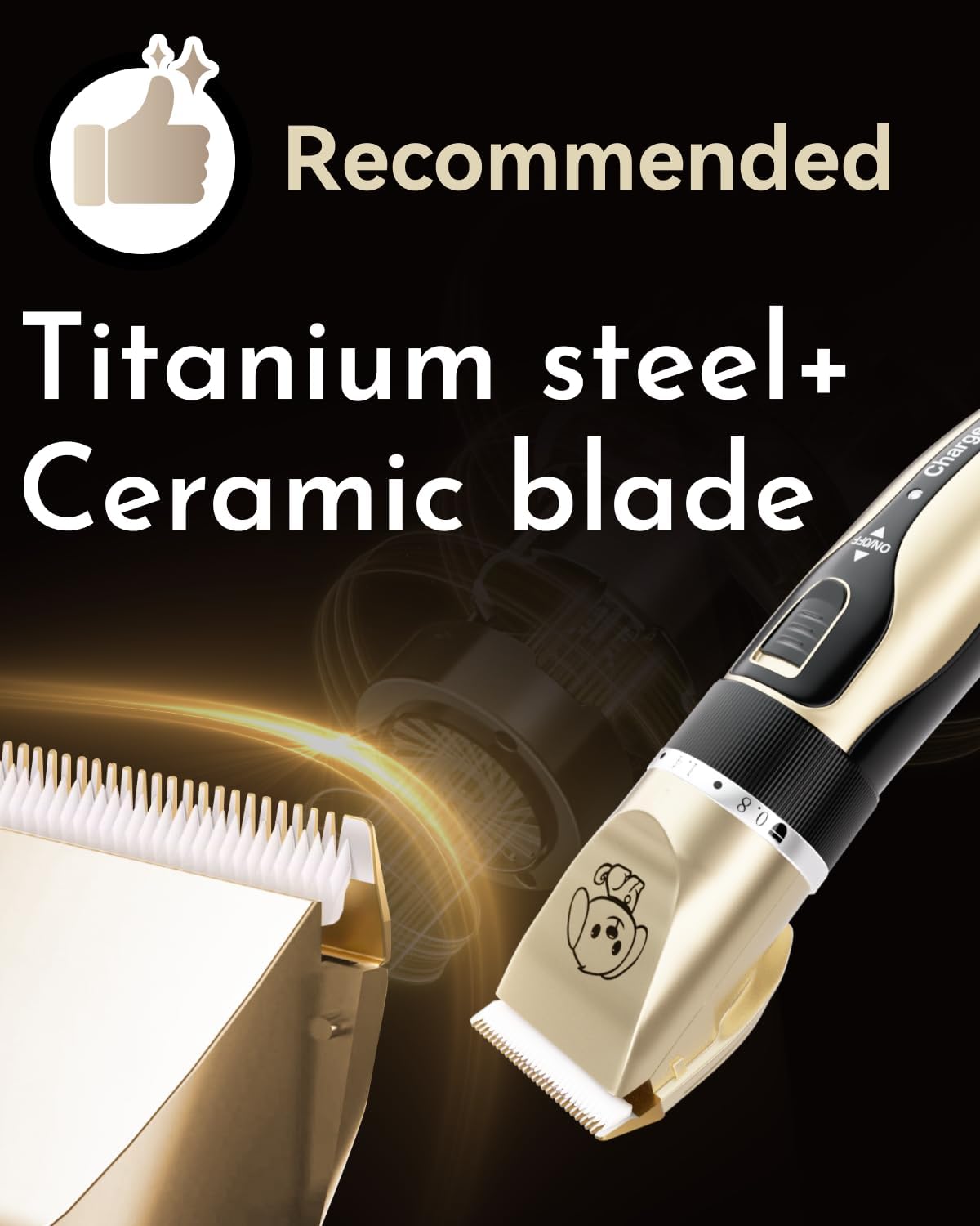 Detalle de Dog Clippers Rechargeable Low Noise