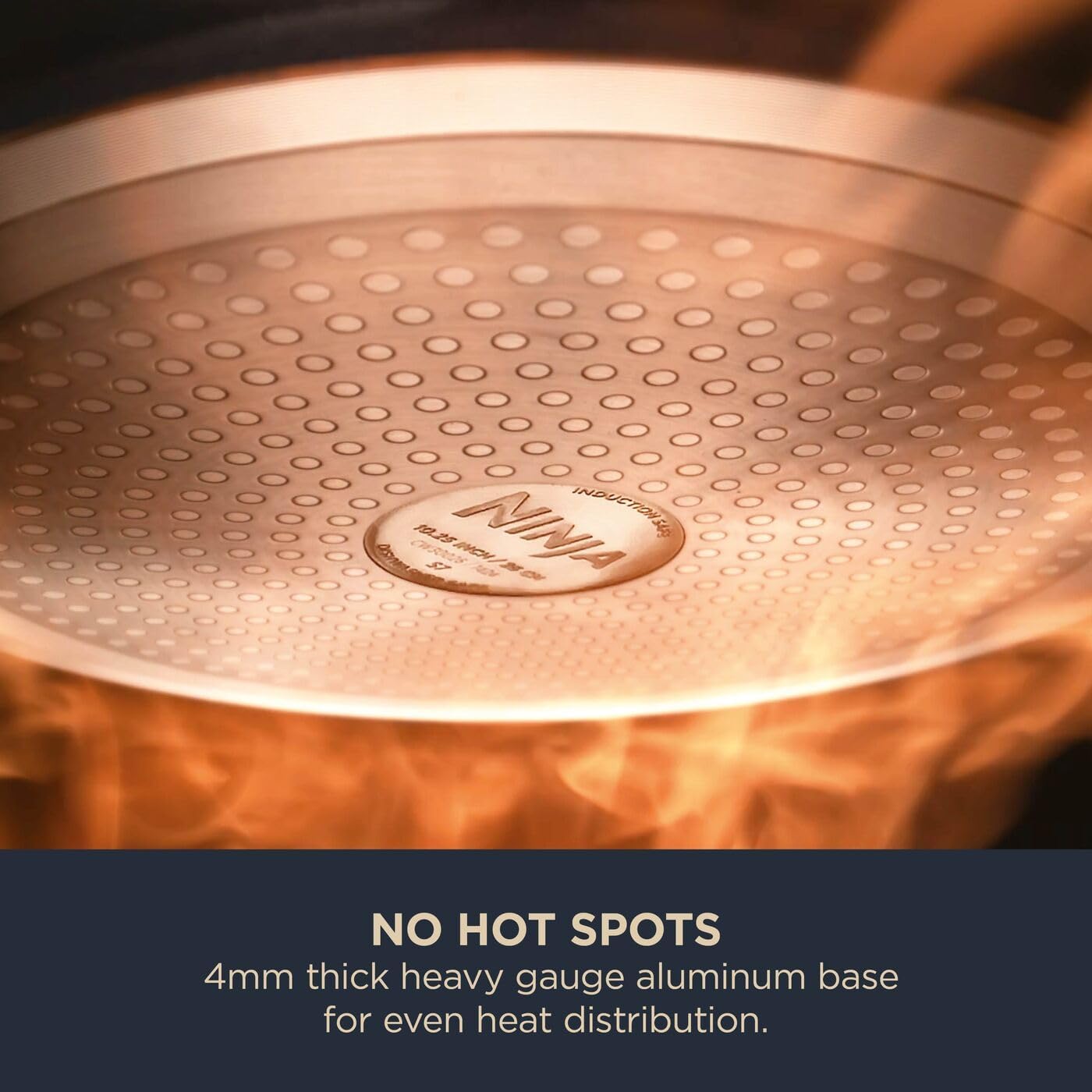 Detalle 2 de Ninja ZEROSTICK Ceramic Pro 26 cm Sauté Pan with Glass Lid (CW30126UKGN)