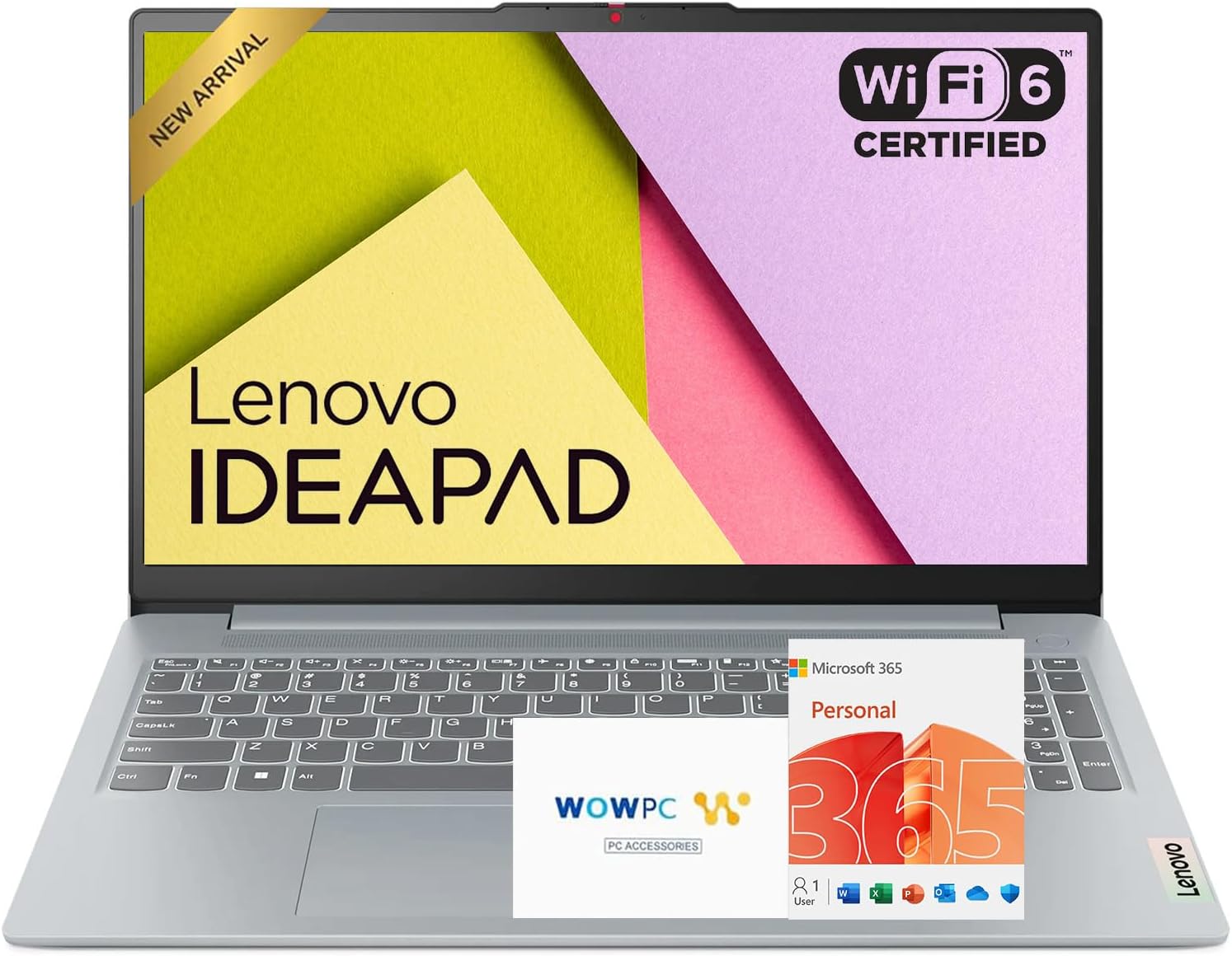 Detalle de Lenovo IdeaPad Slim 3i 15.6" FHD Laptop, Intel N100, 128GB SSD, Microsoft 365