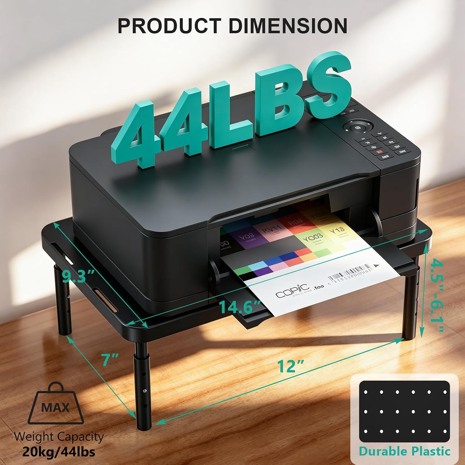 Thumbnail 1 de WALI PTT001-B Monitor Stand with Ventilation
