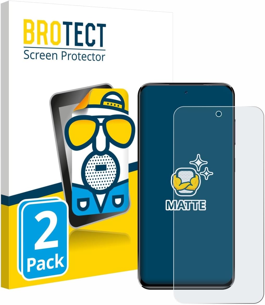 Detalle de Brotect Pellicola Protettiva Opaca per Oukitel C68 Plus (2 pezzi) – Anti-riflesso e antigraffio