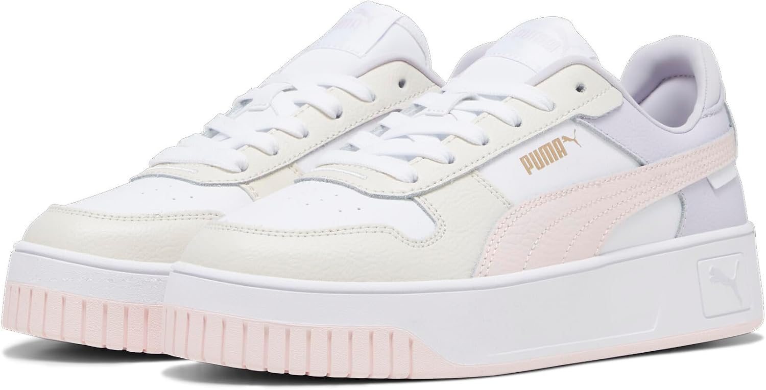 Thumbnail 3 de PUMA Women Carina Street: Scarpe da ginnastica bianche con dettagli Frosty Pink per taglia 37 EU