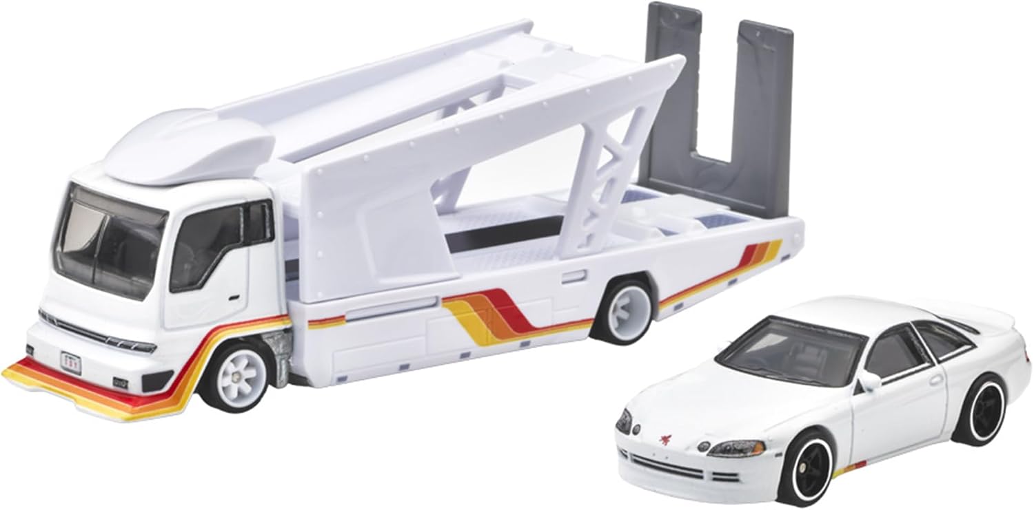 Detalle de Hot Wheels FLF56-987F チームトランスポート ミニカーセット 1/64スケール・全4セット