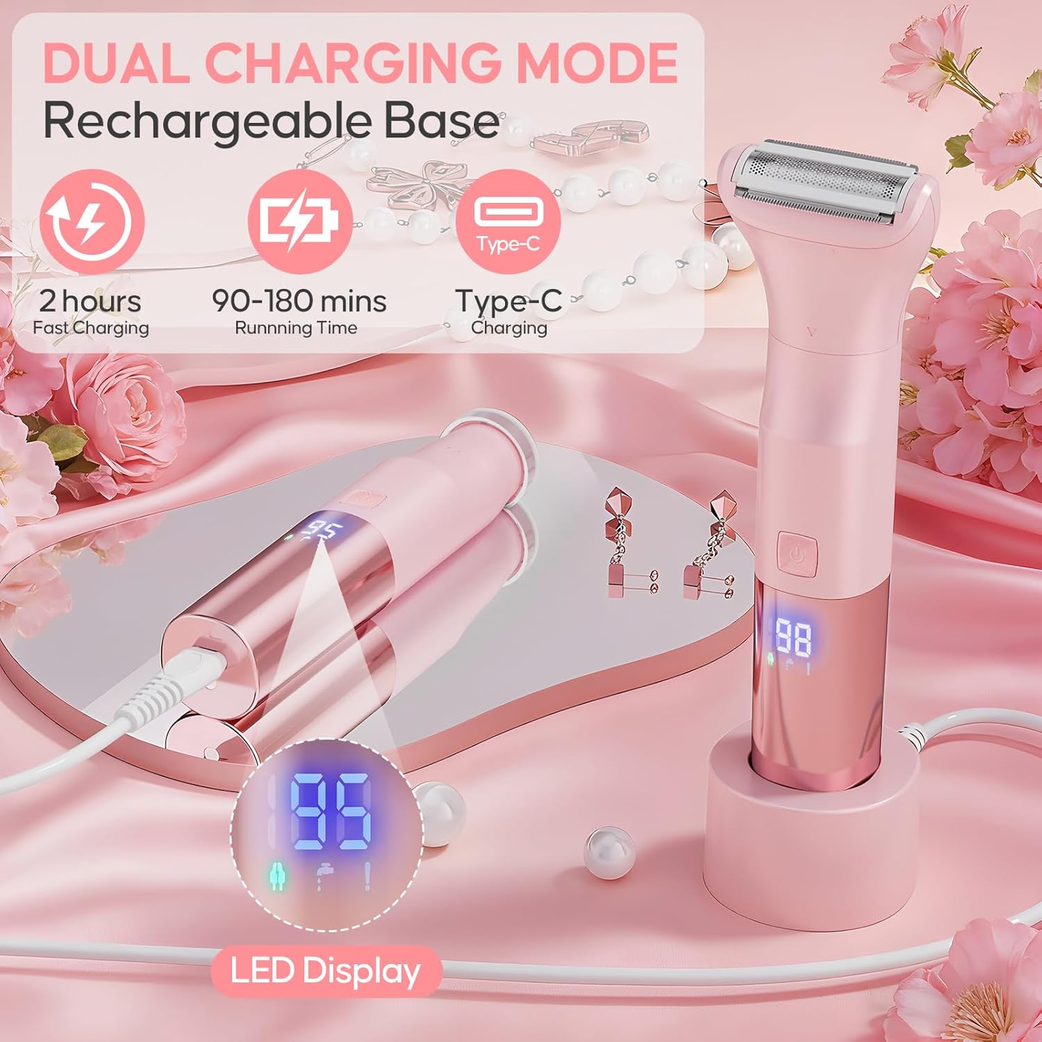 Thumbnail 2 de Painless 4-in-1 electric lady shaver