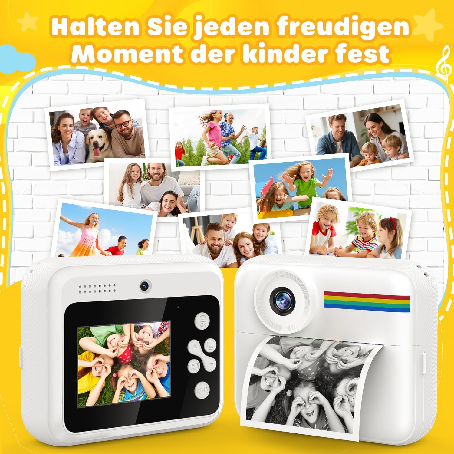 Thumbnail 5 de FNITAER Kinderkamera 48MP mit Sofortdruck