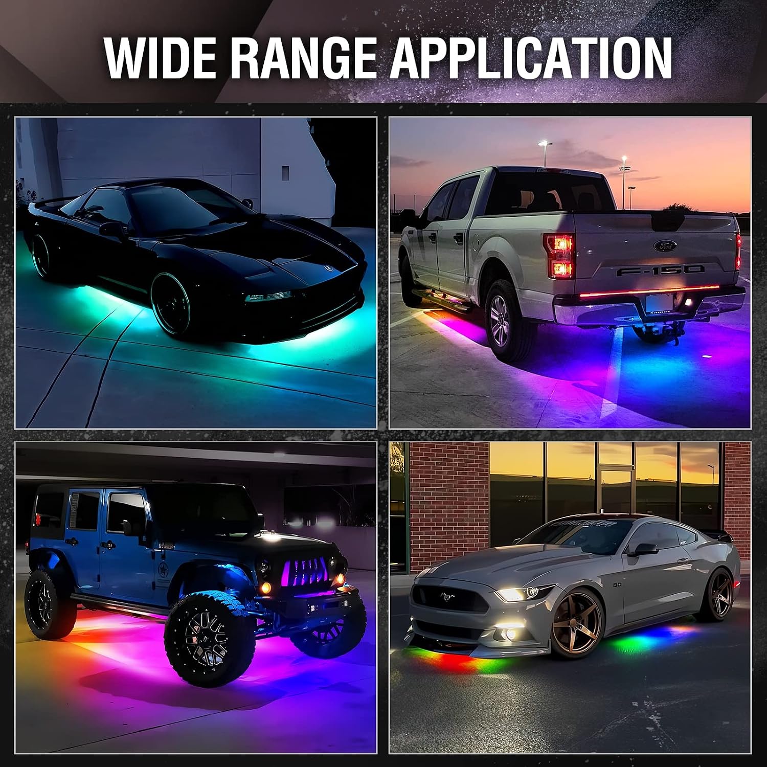 Detalle 2 de OPT7 Aura DreamColor 12V Underglow RGBIC Lights
